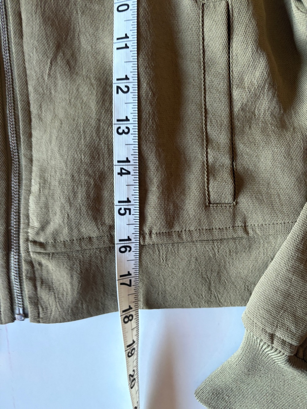 Wilfred khaki green bomber jacket zip up women’s size XS casual - Picture 2 of 6